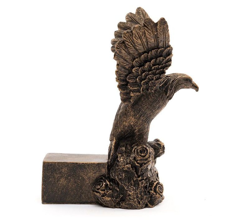 Potty Feet Antique Bronze American Bald Eagle ( Set of 3) — View 5
