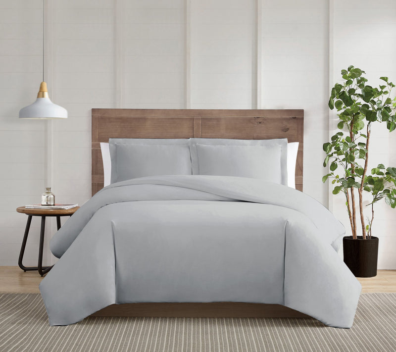 Truly Calm Silver Cool 3-Piece Full/Queen DuvetCover Set — View 7