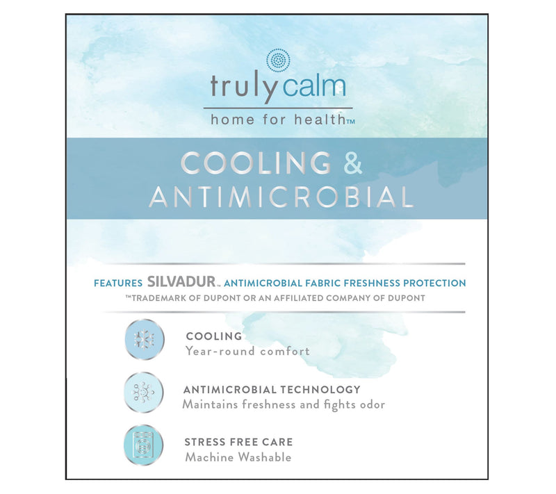 Truly Calm Silver Cool 3-Piece Full/Queen DuvetCover Set — View 17
