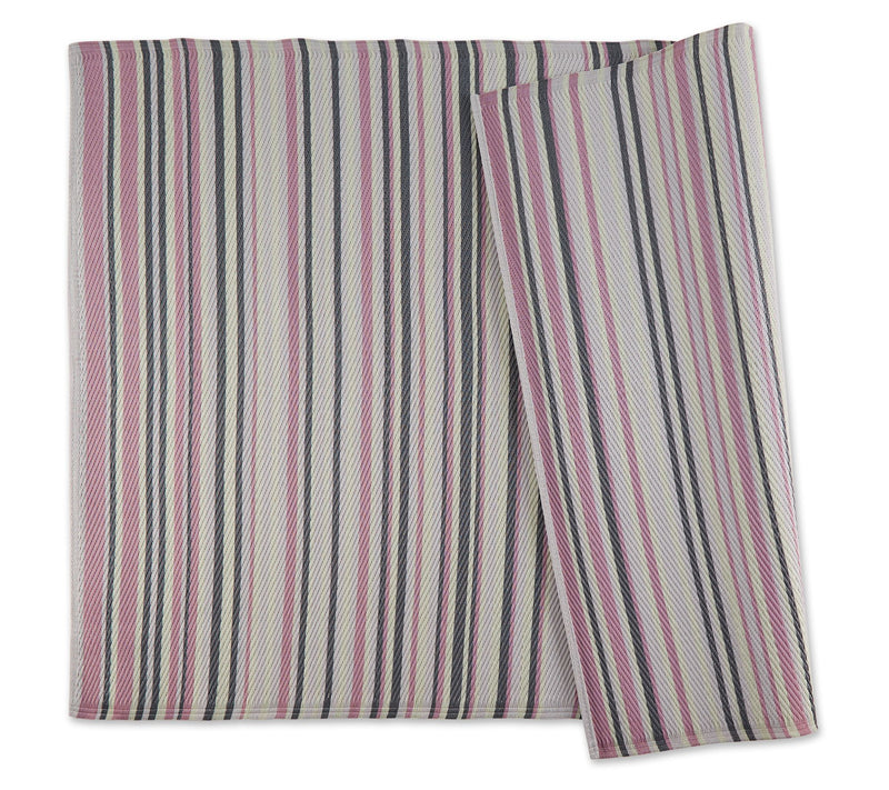 Design Imports Multi Tone Stripe Outdoor Rug 4' x 6' — View 8