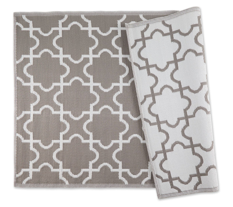 Design Imports Lattice Outdoor Rug 4' x 6' — View 4