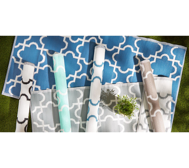 Design Imports Lattice Outdoor Rug 4' x 6' — View 10