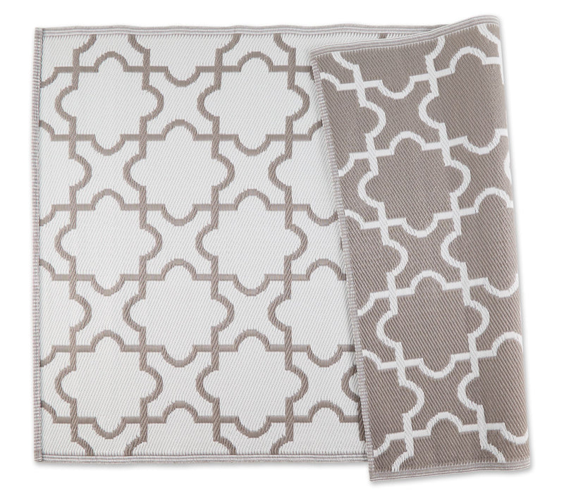 Design Imports Lattice Outdoor Rug 4' x 6' — View 6
