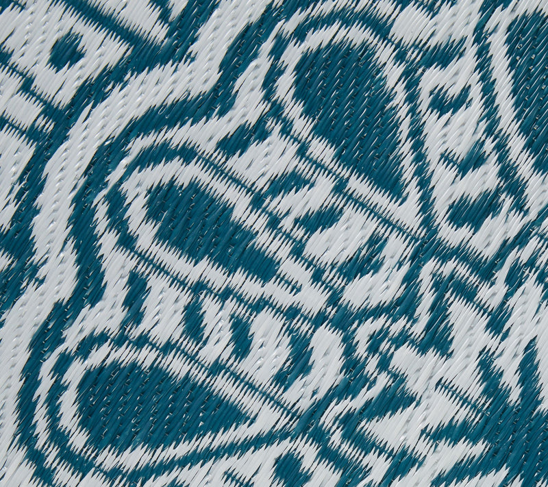 Design Imports Reversible Sunflower Outdoor Rug5' Round — View 9