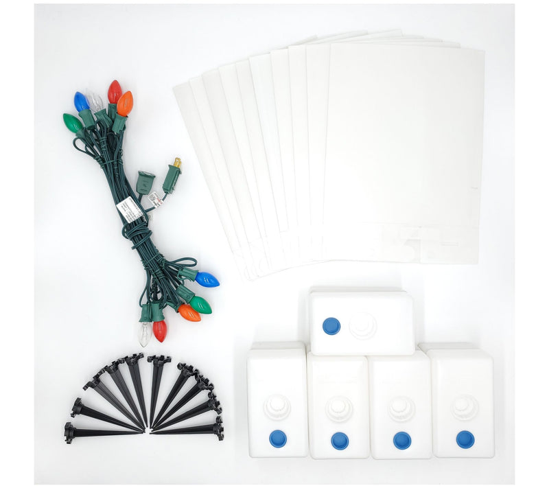 Electric Luminaria Kit with LumaBases - Multico lor (10 Count) — View 6