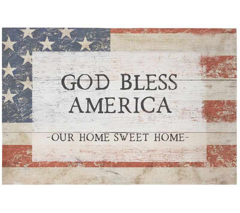 God Bless America Rustic Pallet by Sincere Surroundings — Main view
