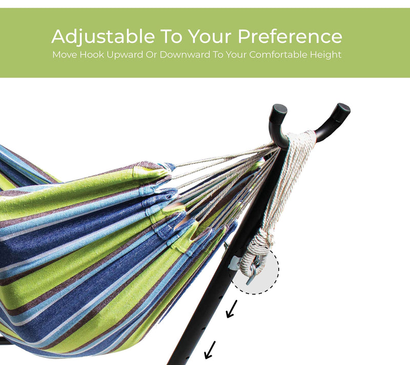 Backyard Expressions Hammock & Frame Combo withCarry Bag — View 10
