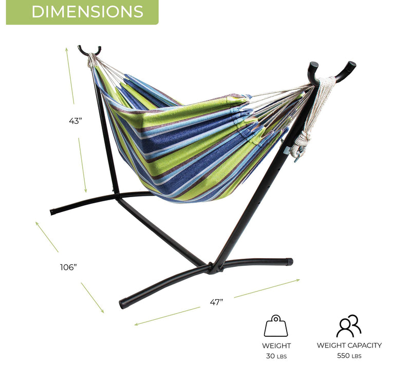 Backyard Expressions Hammock & Frame Combo withCarry Bag — View 13