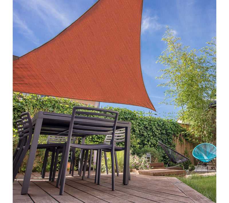 Backyard Expressions 10x10x10 Triangle Sunshade Sail, UV Block — View 7