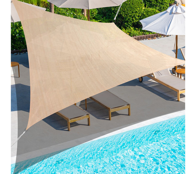 Backyard Expressions 12' x 12' Square Sun ShadeSail — View 12