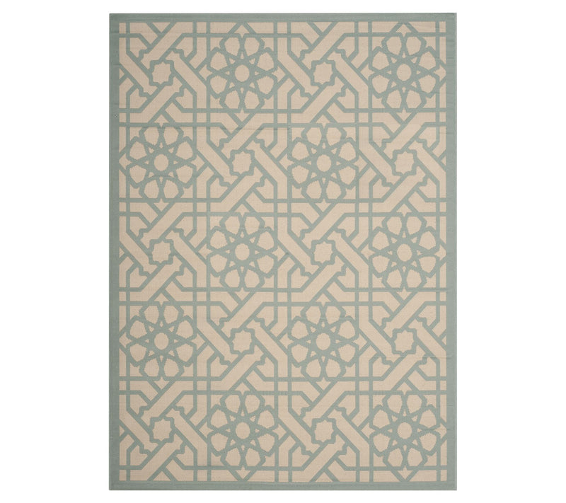 Martha Stewart Outdoor Triumph Teal 5'3" x 7'7" Rug — View 3