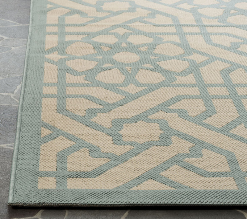 Martha Stewart Outdoor Triumph Teal 5'3" x 7'7" Rug — View 5