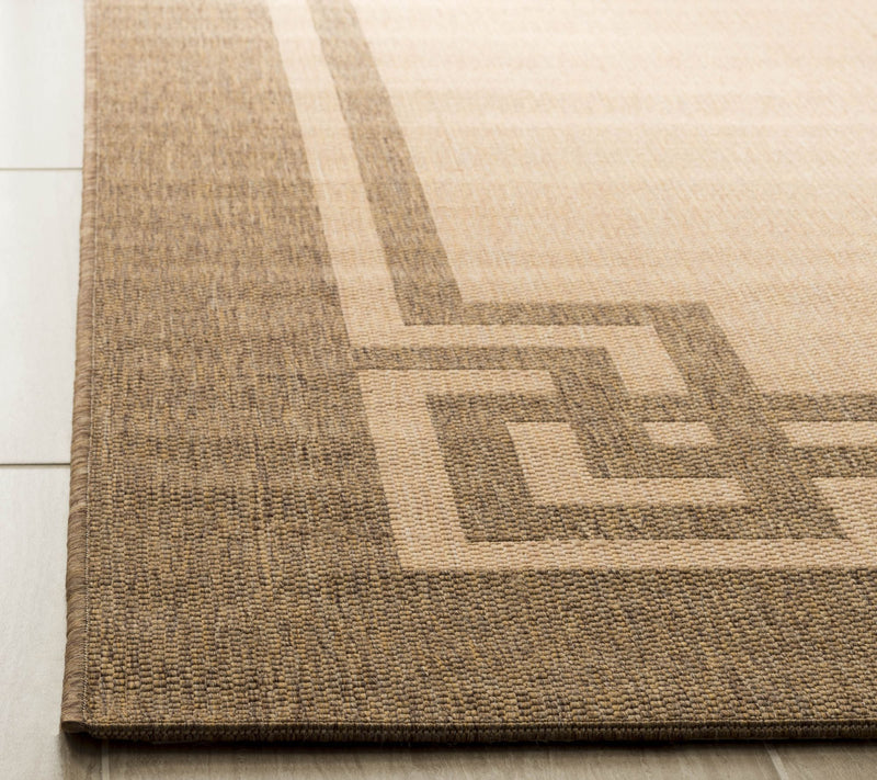 Martha Stewart Outdoor Deco Dark Beige 4' x 5'7" Rug — View 5