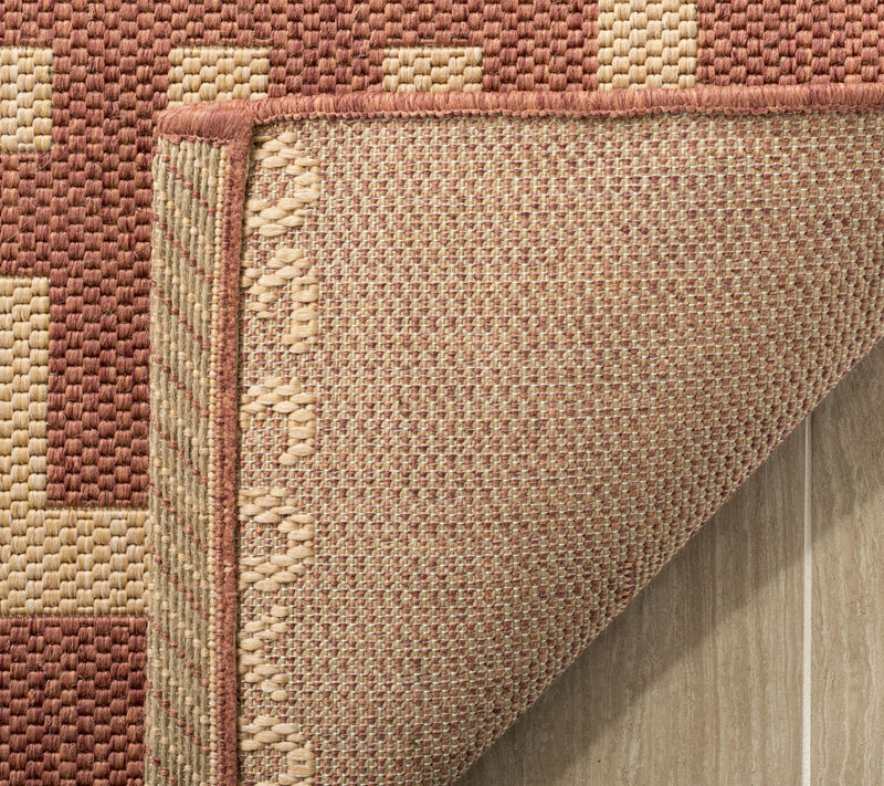 Martha Stewart Outdoor Deco Terracotta 2'7" x 8'2" Rug — View 4