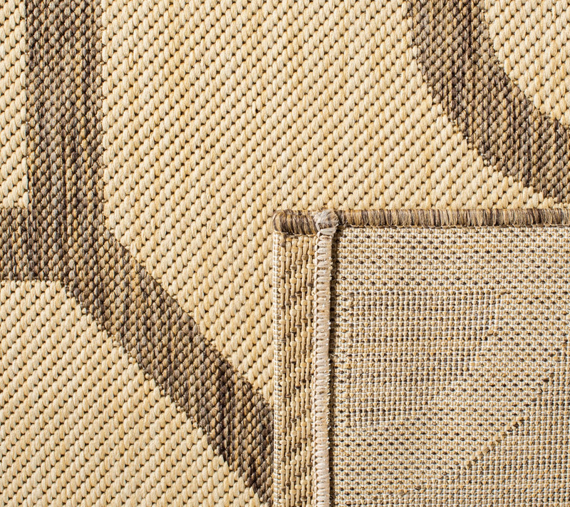 Martha Stewart Outdoor Fretwork Dark Beige 6'7"x 9'6" Rug — View 5