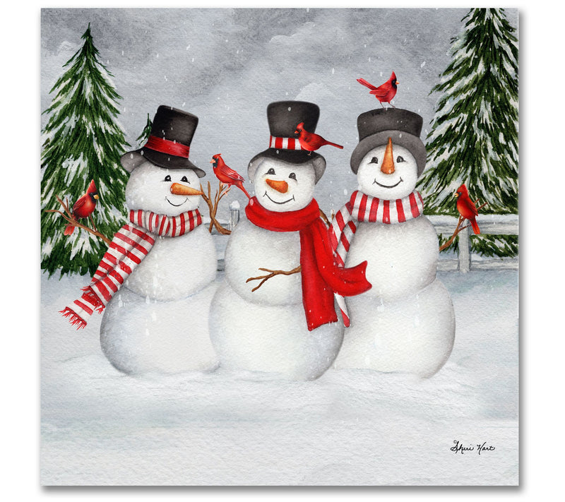 Courtside Market Winter Pals 16" x 16" Canvas — View 3