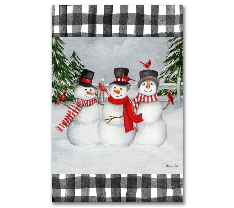 Courtside Market Winter Pals - Vertical 12x18 Canvas — Main view