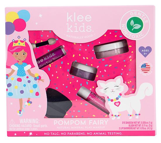 Klee PomPom 4-PC Natural Loose Powder Play Makeup Kit — Main view