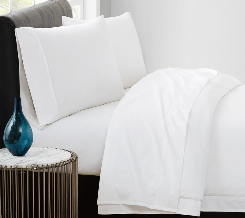Vince Camuto 400TC Percale Queen 4 Piece Sheet Set — View 9