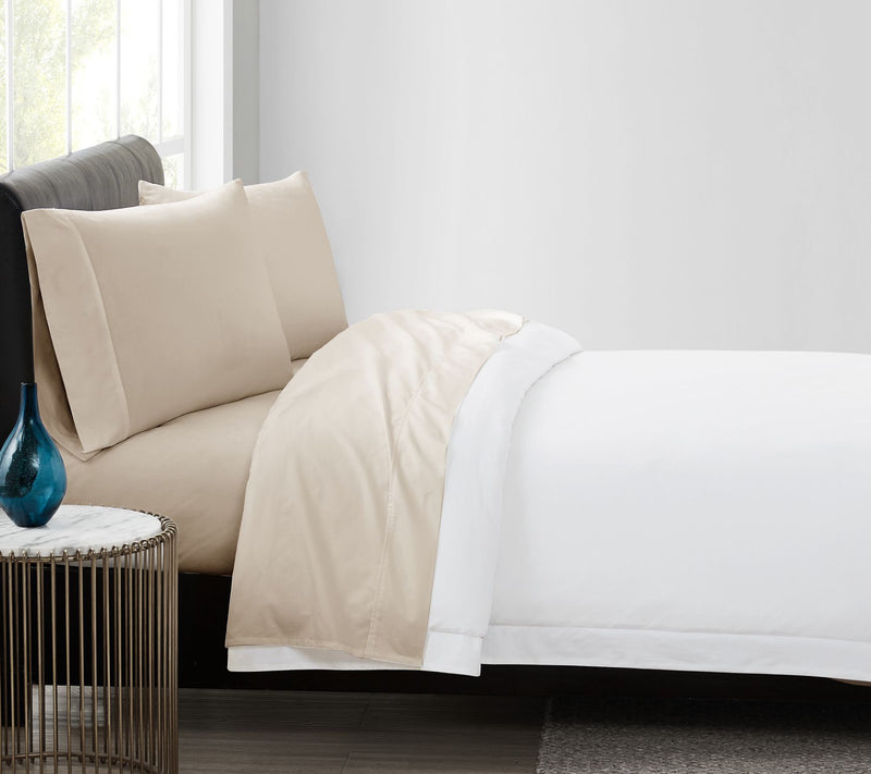 Vince Camuto 400TC Percale Full 4 Piece Sheet Set — View 7