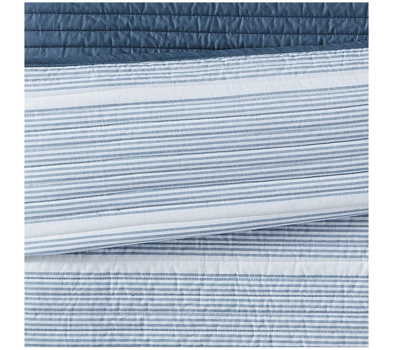 Brooklyn Loom Niari Yarn Dye Stripe Full/QueenQuilt Set — View 9