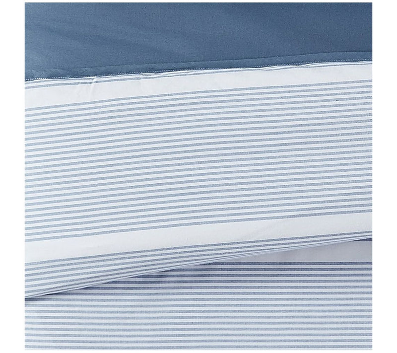 Brooklyn Loom Niari Yarn Dye Stripe Full/QueenDuvet Cover Set — View 9