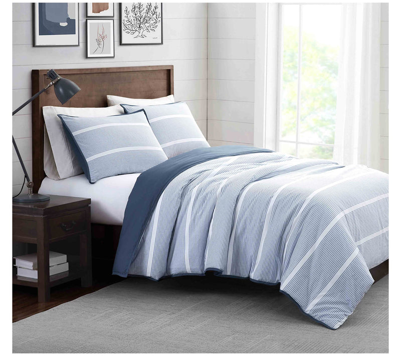 Brooklyn Loom Niari Yarn Dye Stripe King Comforter Set — View 7