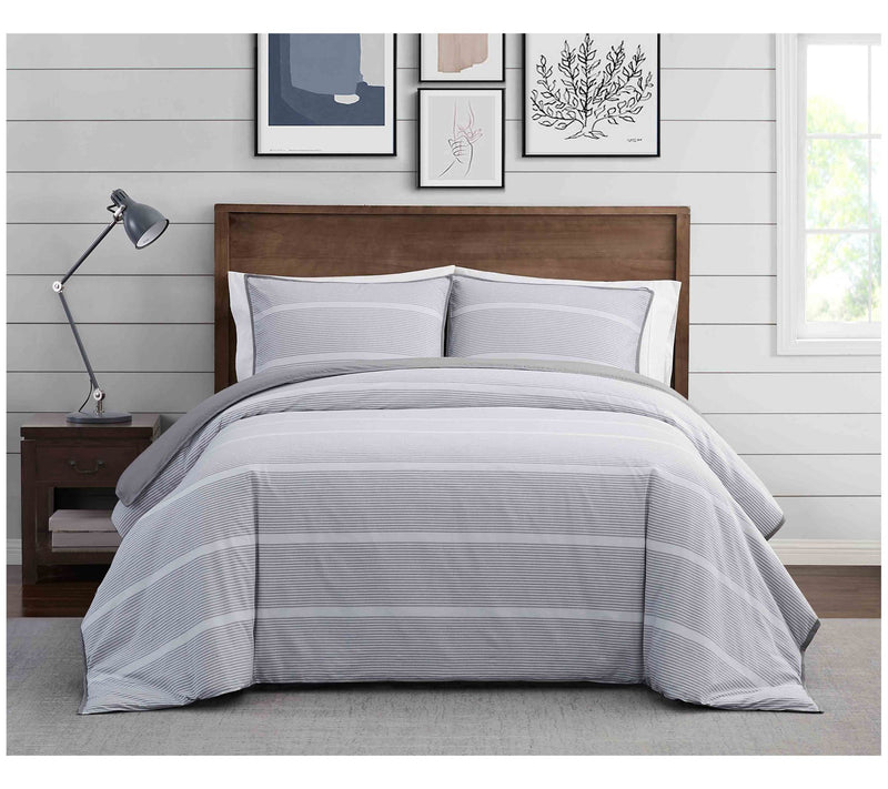Brooklyn Loom Niari Yarn Dye Stripe Twin/Twin XL Comforter Set — View 5
