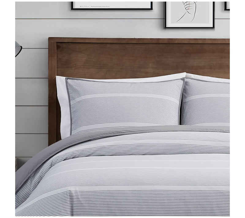 Brooklyn Loom Niari Yarn Dye Stripe Twin/Twin XL Comforter Set — View 8