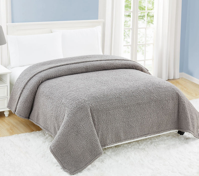 My World Cloud Sherpa Twin XL Blanket — View 5