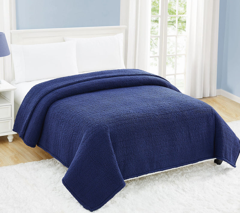 My World Cloud Sherpa Twin XL Blanket — View 9