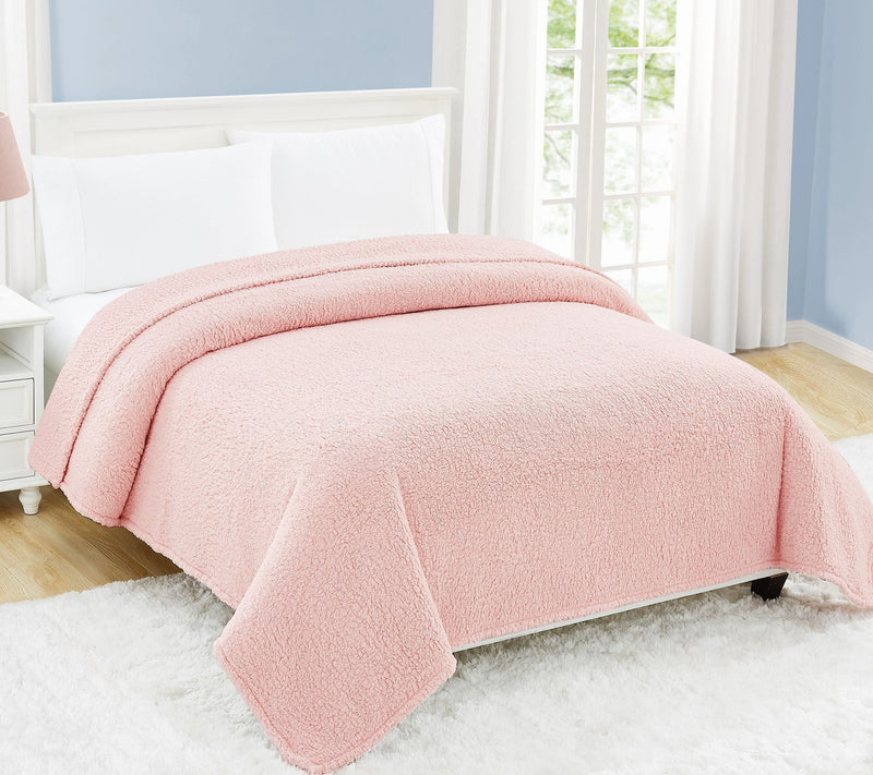 My World Cloud Sherpa Throw — View 3