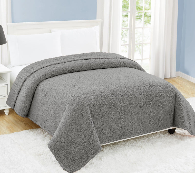 My World Cloud Sherpa Throw — View 5