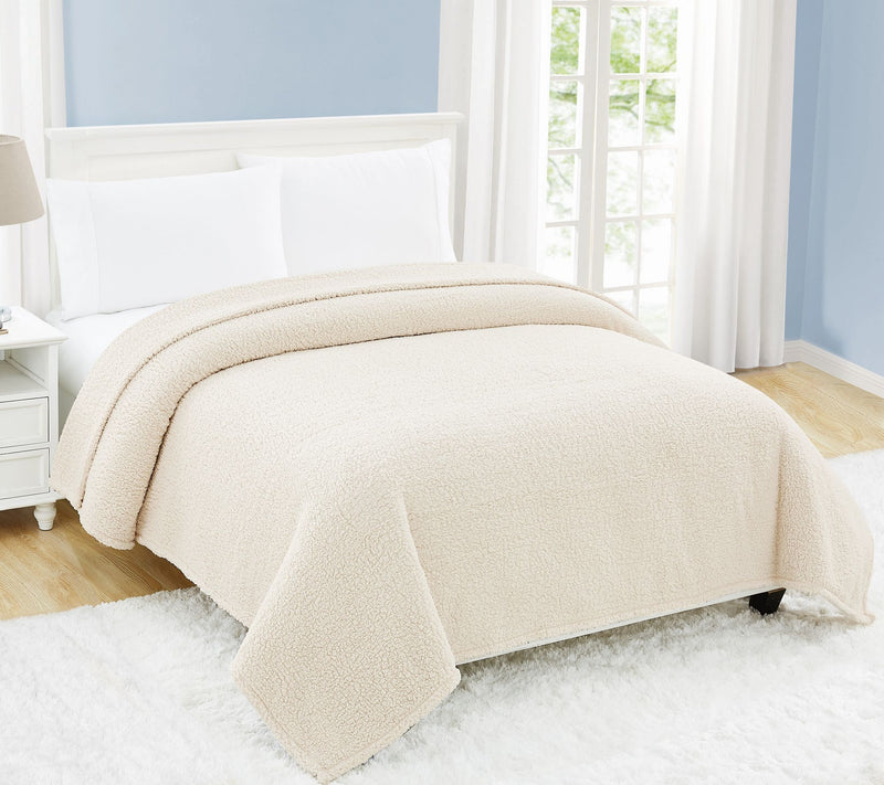 My World Cloud Sherpa Throw — View 7