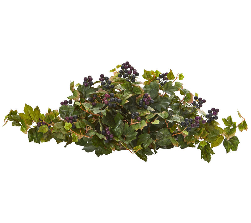 33in.  Grape Leaf Artificial Ledge Plant — View 3
