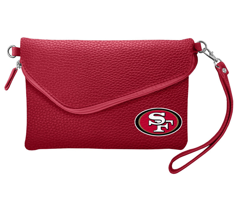 Little Earth NFL Pebble Fold Over Crossbody Pure — View 3