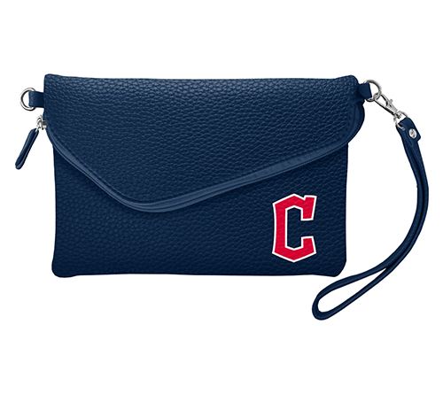Little Earth MLB Pebble Fold Over Crossbody Pure — View 3