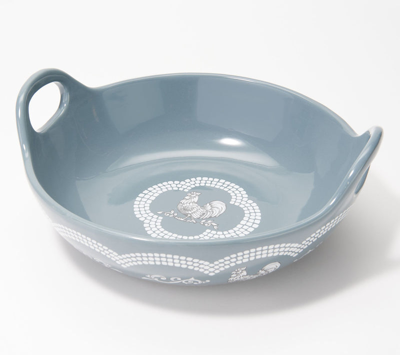 Temp-tations Doodle Doo 3-qt Deep Serving Bowl with Handles — View 10
