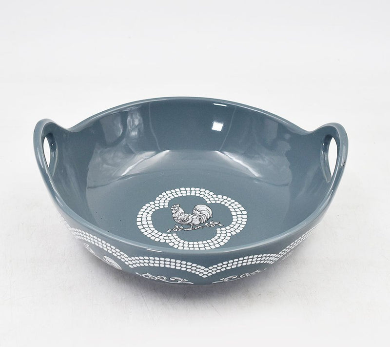 Temp-tations Doodle Doo 3-qt Deep Serving Bowl with Handles — View 4