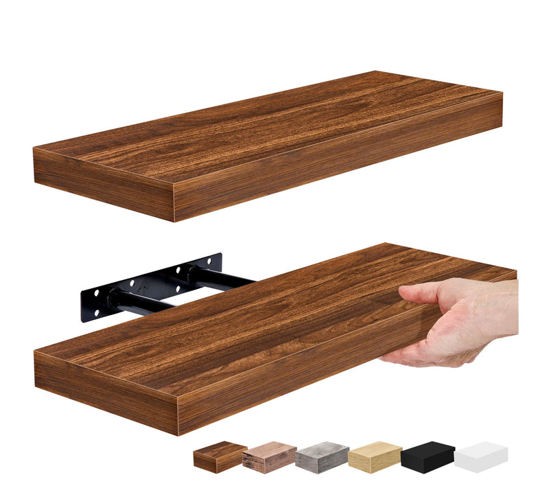 Sorbus Floating Shelf Set - 2 Pack — View 22