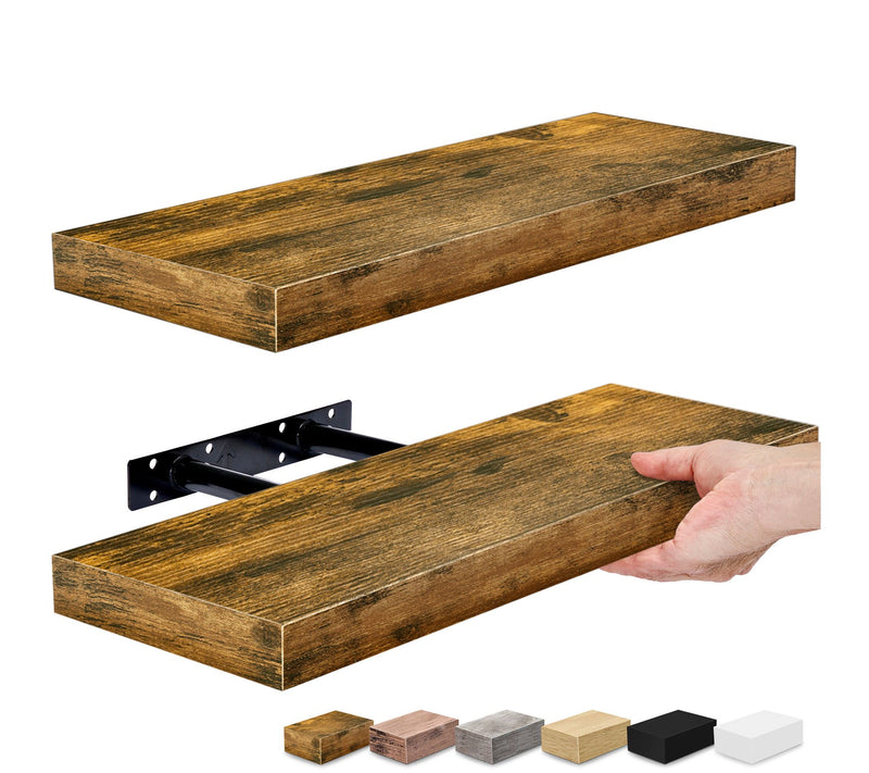 Sorbus Floating Shelf Set - 2 Pack — View 23