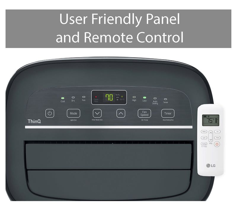 LG Electronics 8,000 BTU Porta ble Air Conditi oner — View 7