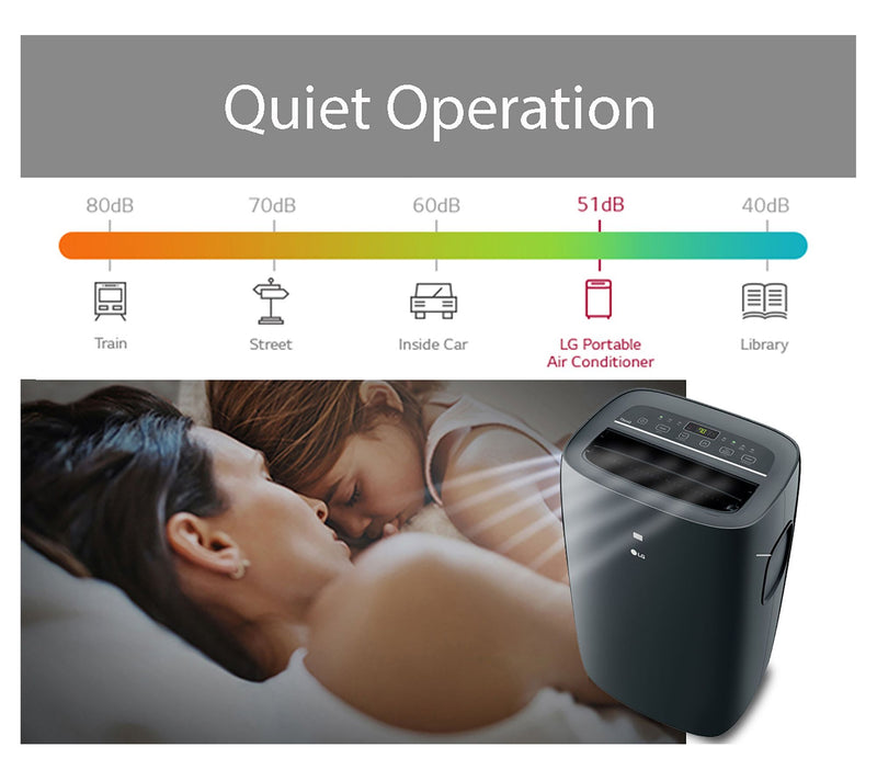 LG Electronics 8,000 BTU Porta ble Air Conditi oner — View 4