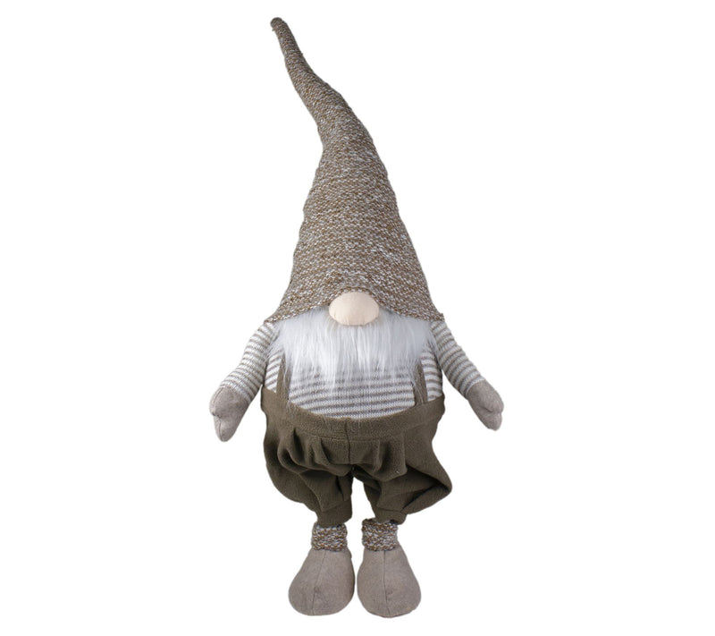 Northlight brown overalls gnome — View 3