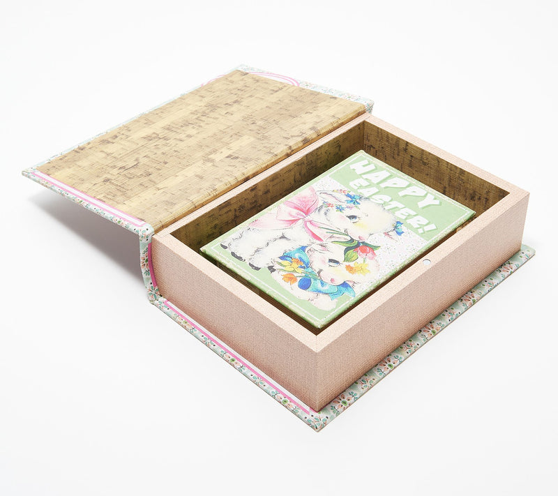 Mr. Cottontail Set of 2 Nostalgic Easter Themed Nesting Books — View 3