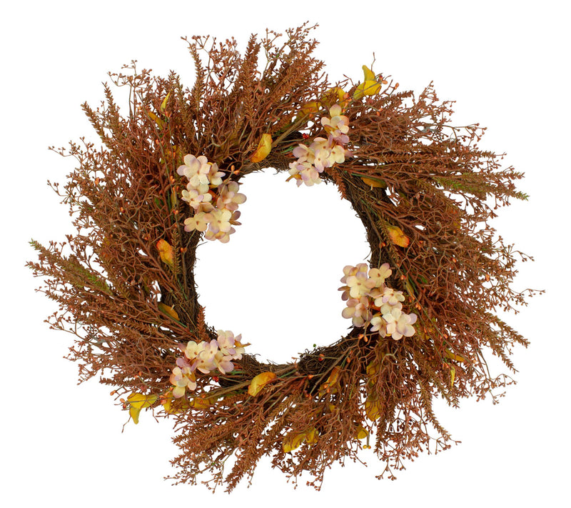northlight autumn harvest leaf grass wreath — Main view