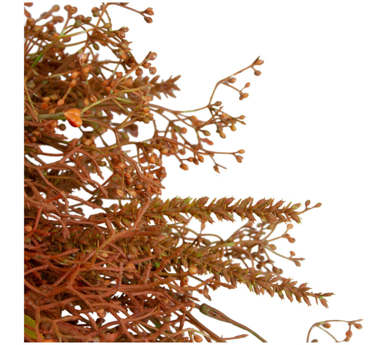 northlight autumn harvest leaf grass wreath — View 4