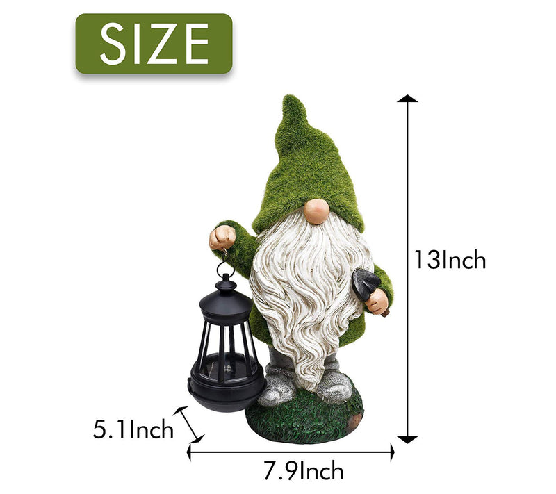 Solar Bearded Grassy Gnome Garden Statuary by Hnnykome — View 4