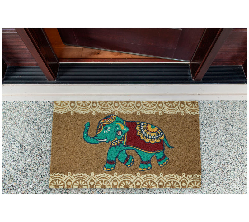 Design Imports Indian Elephant 18x30 Doormat — View 6