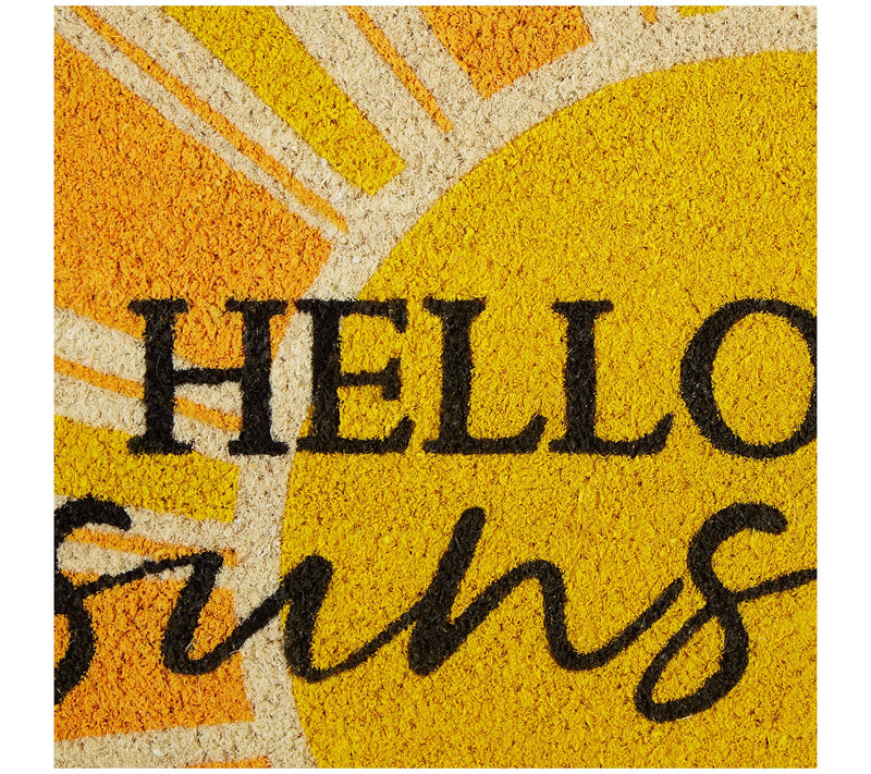Design Imports Yellow Hello Sunshine 18x30 Doormat — View 4